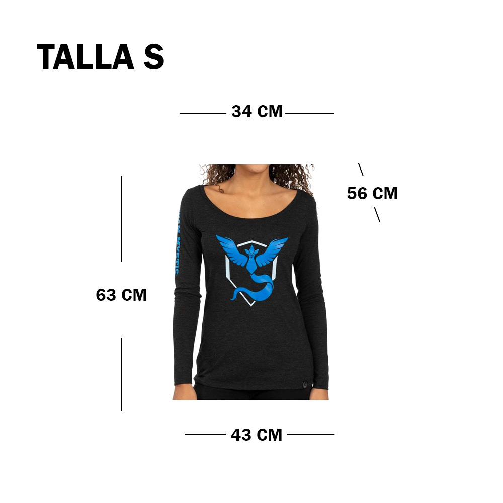 POKEMON CENTER POLO MYSTIC TEAM MUJER TALLA S - 2