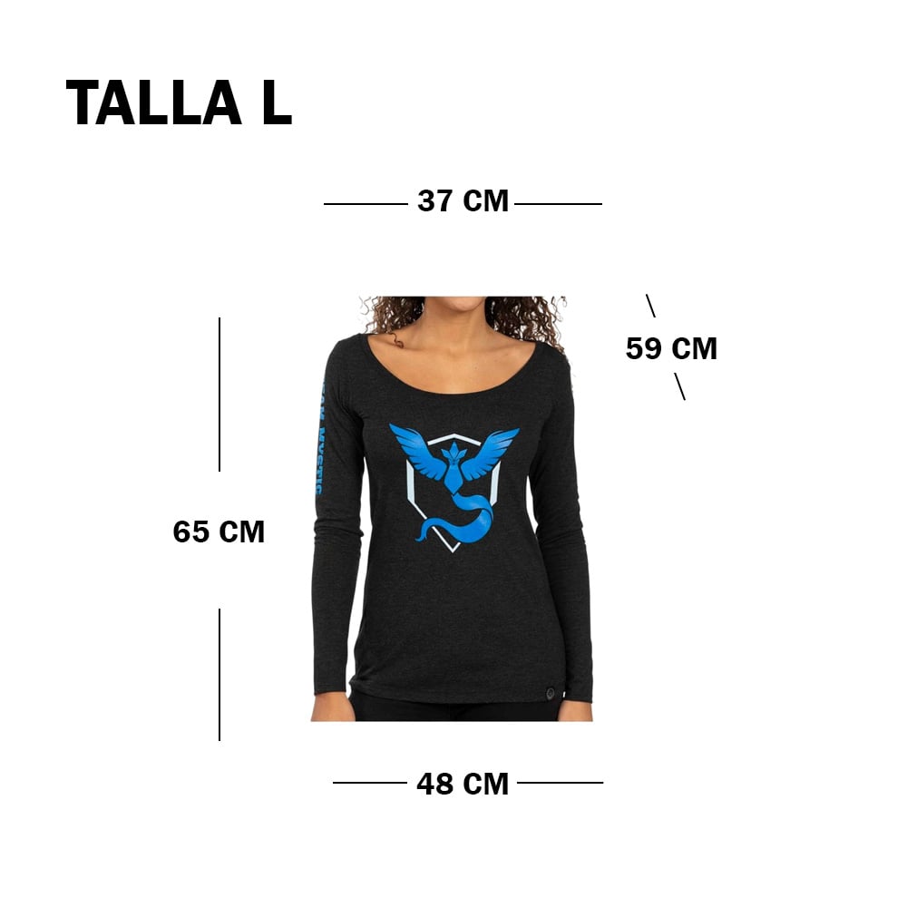 POKEMON CENTER POLO MYSTIC TEAM MUJER TALLA L - 2