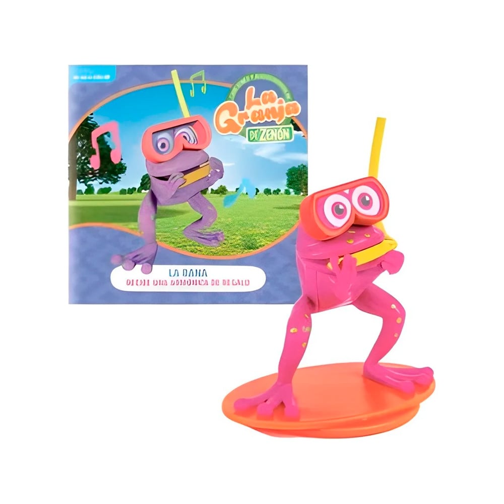 GRANJA DE ZENON FIGURA RANA INCLUYE LIBRO - 1