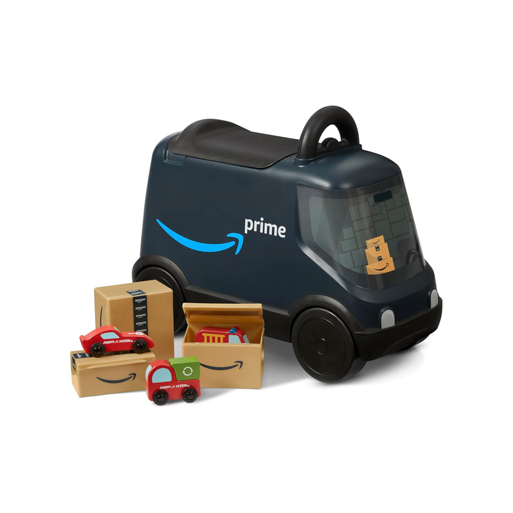 AMAZON FURGONETA DE REPARTO DE JUGUETES PARA MONTAR - 1