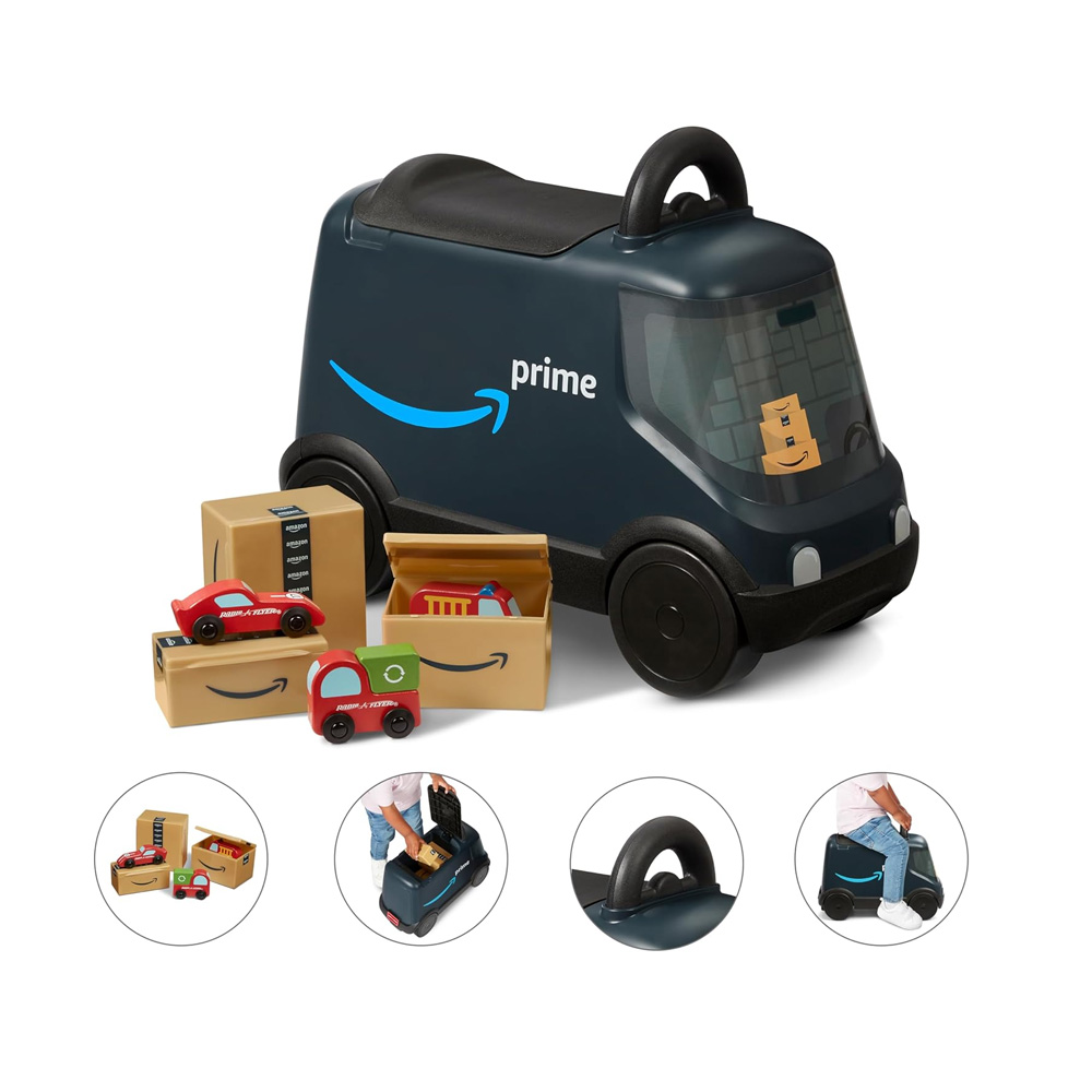 AMAZON FURGONETA DE REPARTO DE JUGUETES PARA MONTAR - 2