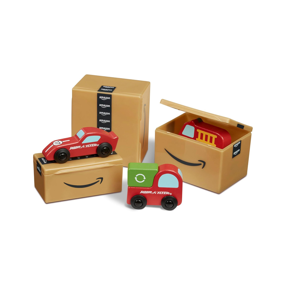AMAZON FURGONETA DE REPARTO DE JUGUETES PARA MONTAR - 3