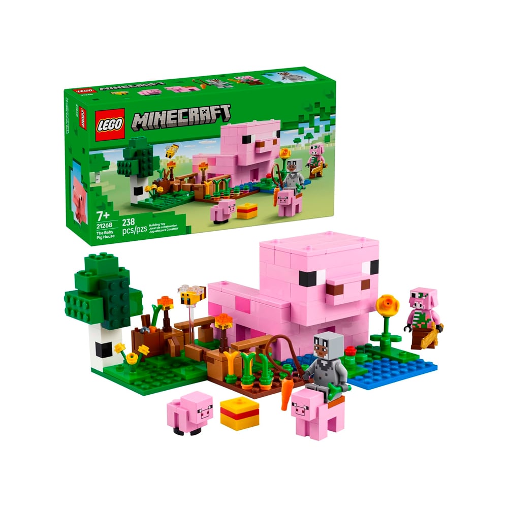 LEGO MINECRAFT THE BABY PIG HOUSE PLAYSET 21268 - 1