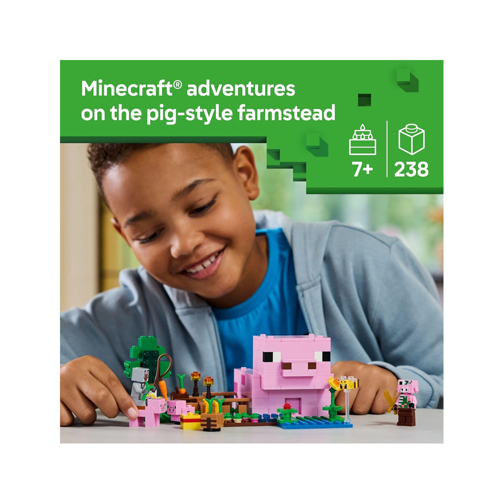 LEGO MINECRAFT THE BABY PIG HOUSE PLAYSET 21268 - 2