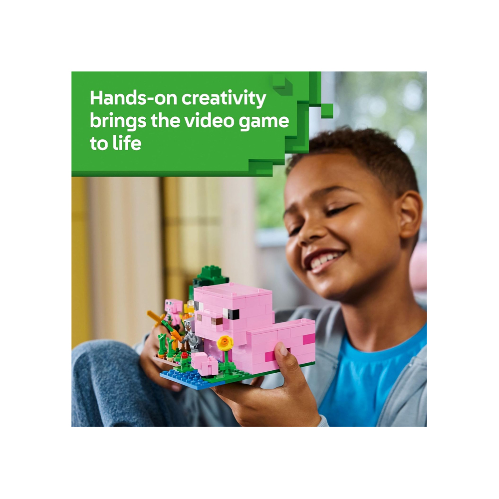 LEGO MINECRAFT THE BABY PIG HOUSE PLAYSET 21268 - 4