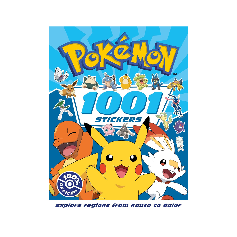 POKEMON LIBRO 1001 STICKERS INCLUYE ACTIVIDADES - 1