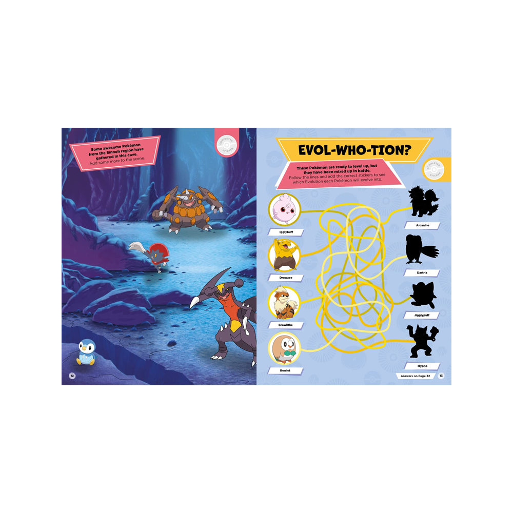 POKEMON LIBRO 1001 STICKERS INCLUYE ACTIVIDADES - 4