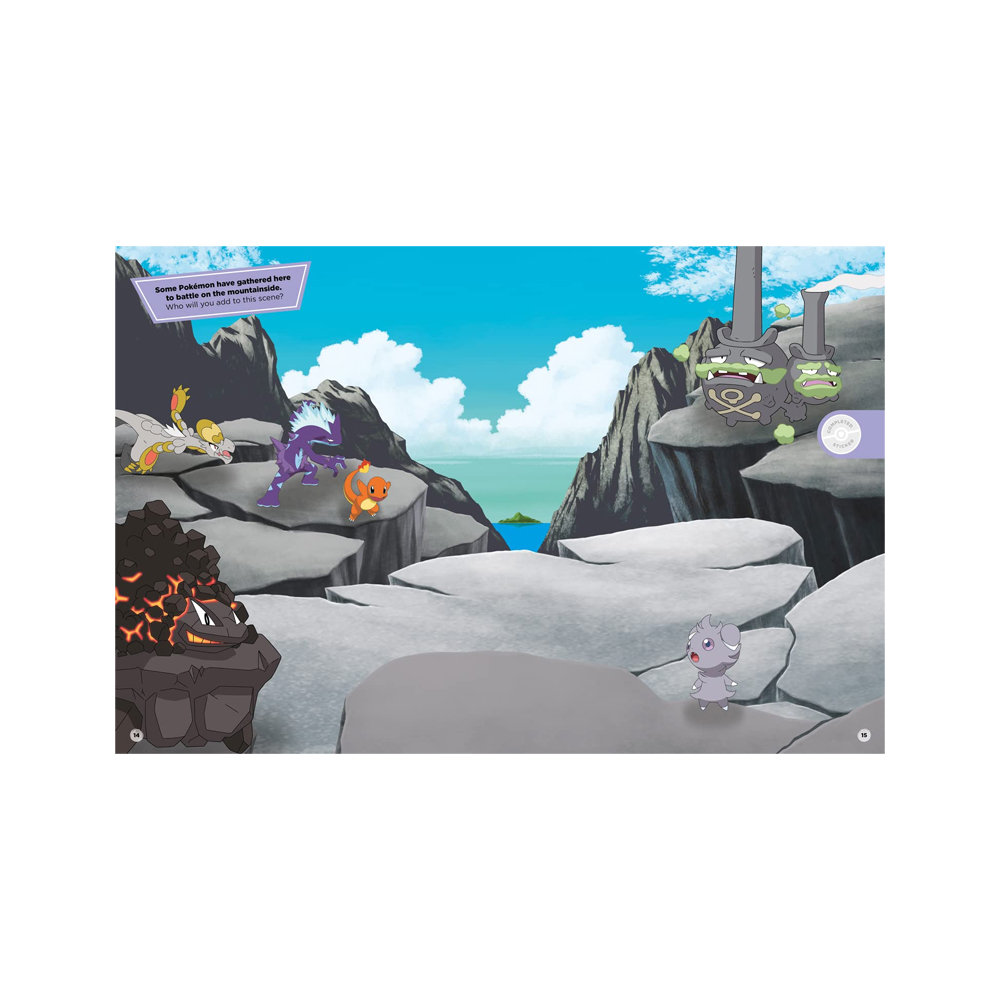 POKEMON LIBRO 1001 STICKERS INCLUYE ACTIVIDADES - 5