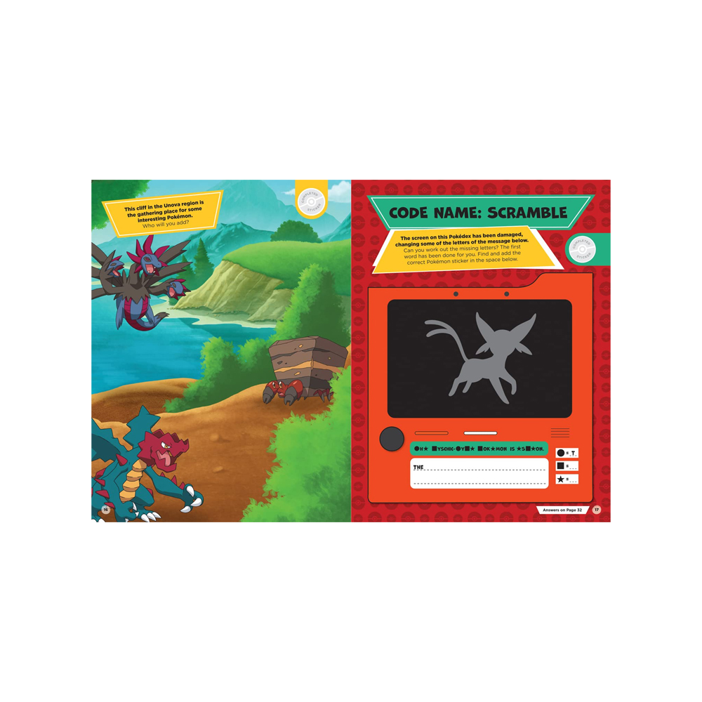 POKEMON LIBRO 1001 STICKERS INCLUYE ACTIVIDADES - 6