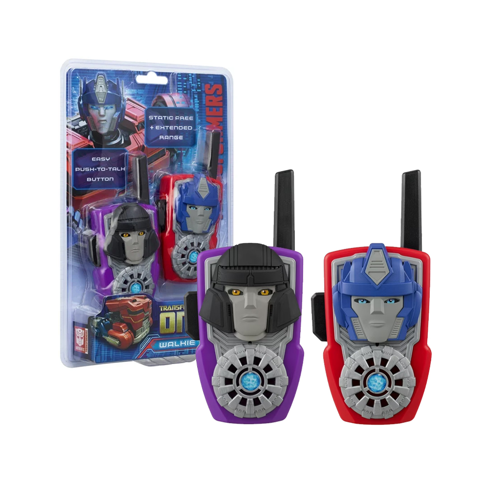 TRANSFORMERS ONE WALKIE TALKIES PARA NIÑOS PACK DOBLE - 1