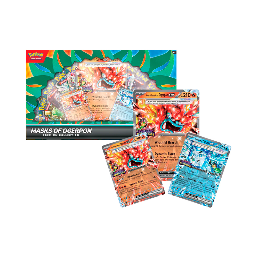 POKEMON TCG MASKS OF OGERPON EX PREMIUM COLLECTION INGLES - 1