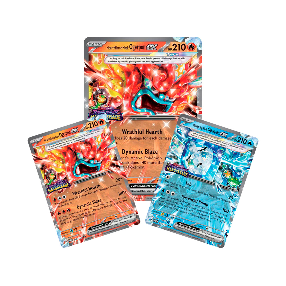 POKEMON TCG MASKS OF OGERPON EX PREMIUM COLLECTION INGLES - 2