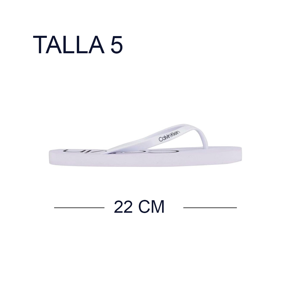 SANDALIAS SALMA WHITE CALVIN KLEIN PARA MUJER TALLA 5 - 2
