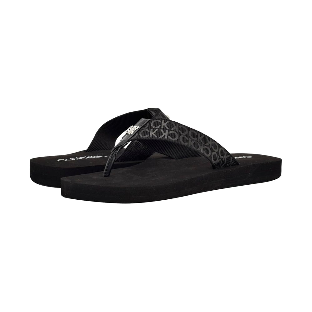 SANDALIA CALVIN KLEIN DAMA CALUHA BLACK TALLA 5 - 1