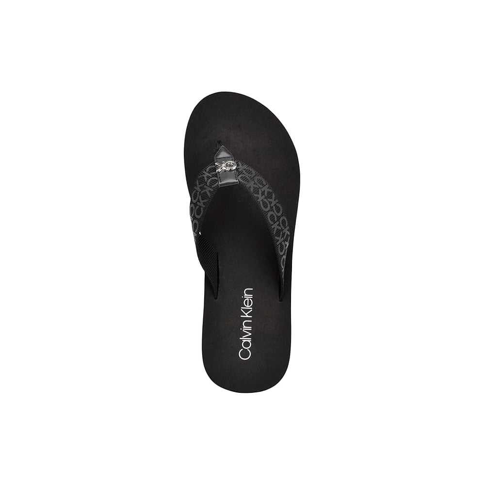 SANDALIA CALVIN KLEIN DAMA CALUHA BLACK TALLA 5 - 4