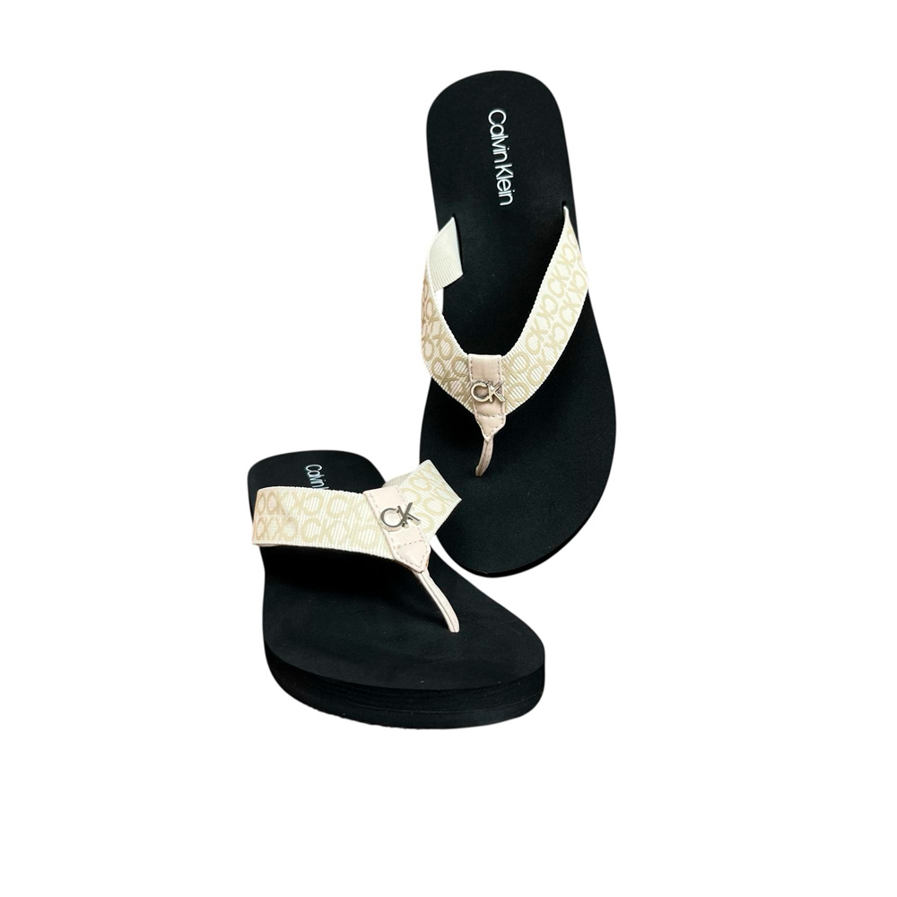 SANDALIA CALVIN KLEIN DAMA CALUHA IVORY 150 TALLA 5 - 4
