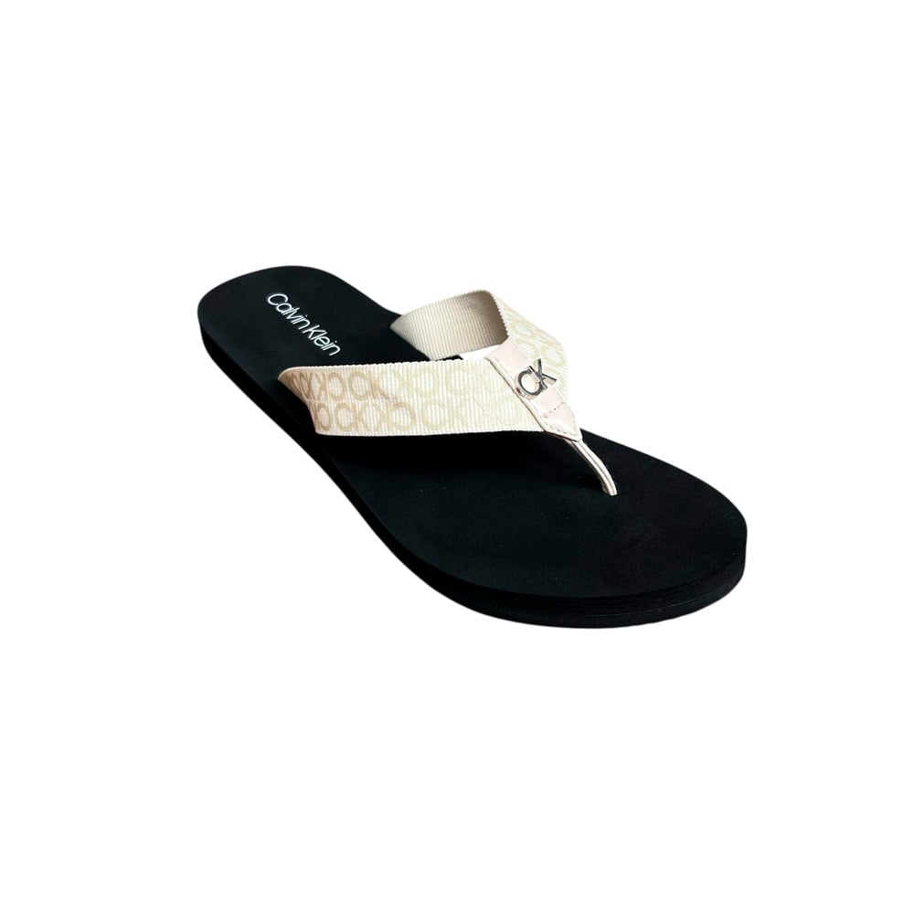 SANDALIA CALVIN KLEIN DAMA CALUHA IVORY 150 TALLA 6 - 1