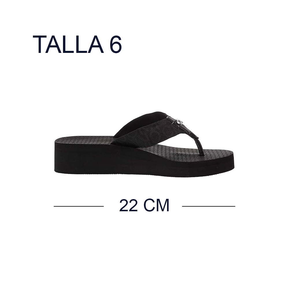 SANDALIAS BLACK CALVIN KLEIN PARA MUJER MEENA TALLA 6 - 2