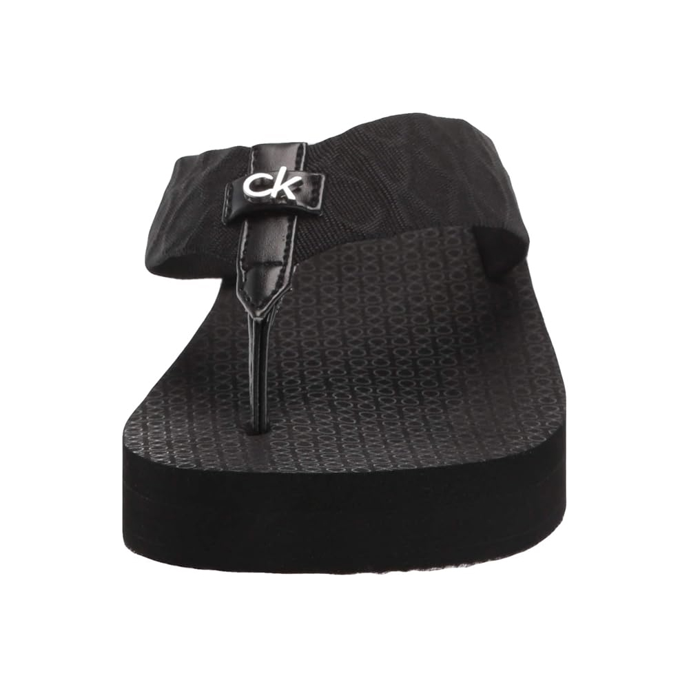 SANDALIAS BLACK CALVIN KLEIN PARA MUJER MEENA TALLA 6 - 4