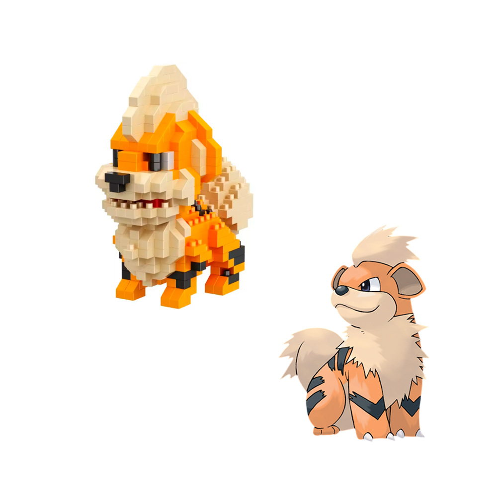 POKEMON ARMABLE GROWLITHE ADORNO INTERIOR - 3