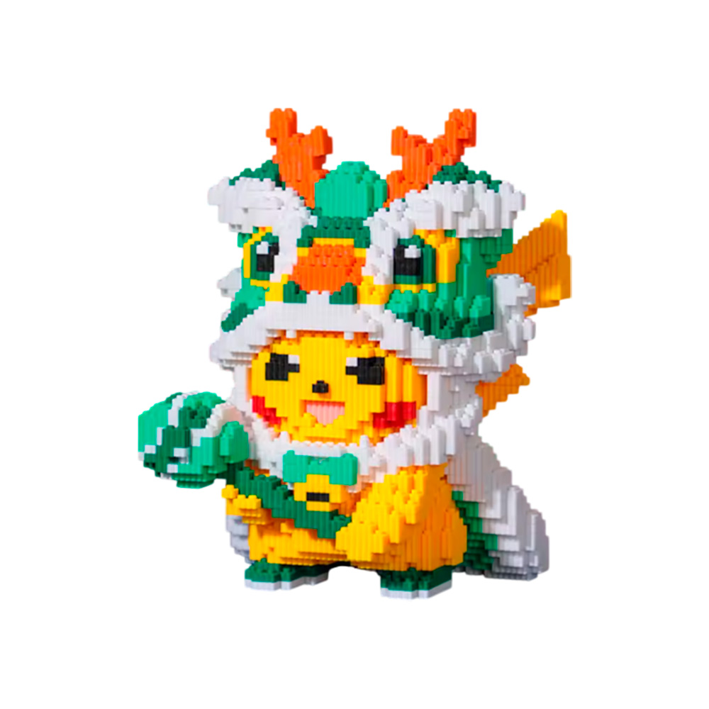 POKEMON FESTIVAL ASIA PIKACHU DRAGON GREEN 27 CM - 1