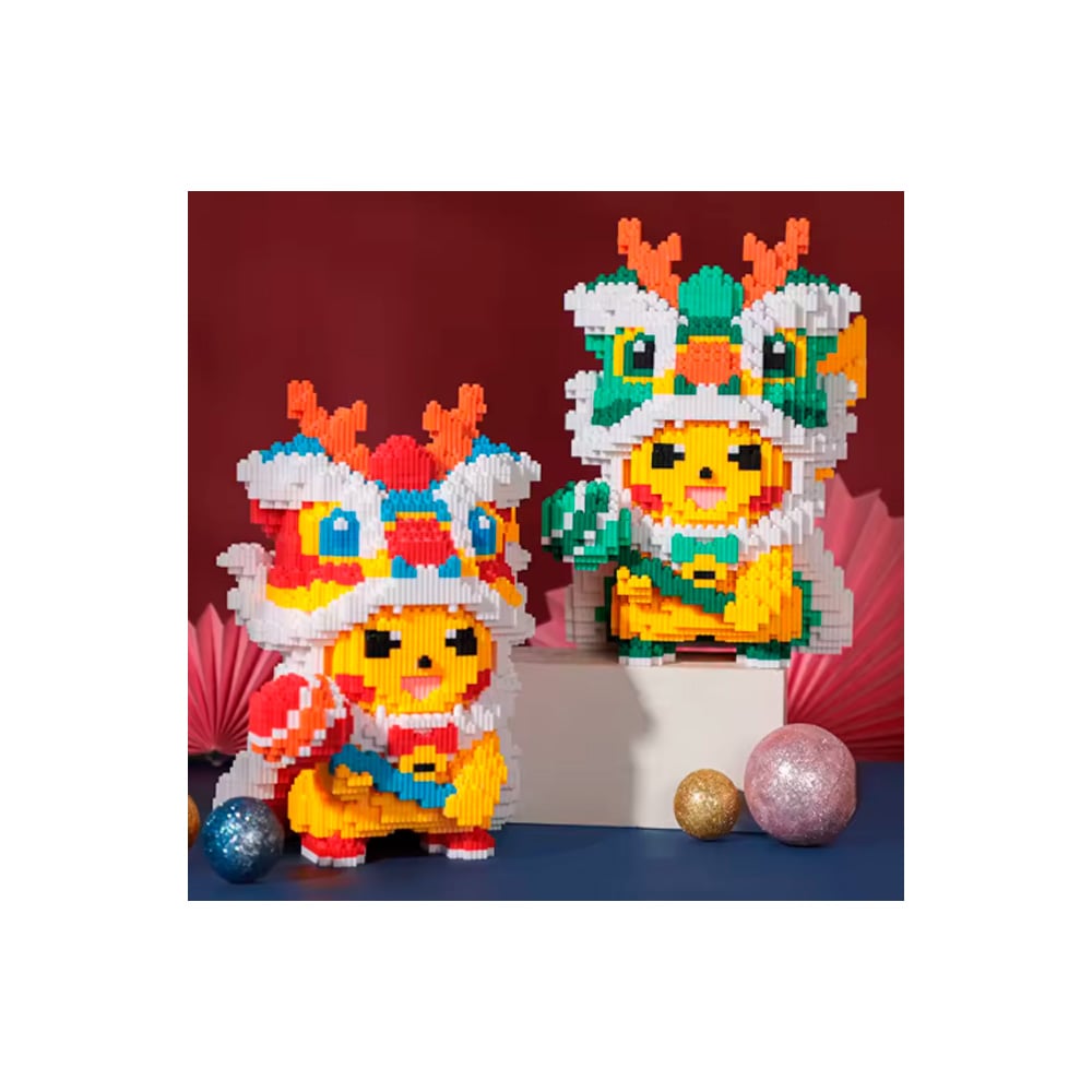 POKEMON FESTIVAL ASIA PIKACHU DRAGON RED 27 CM - 3