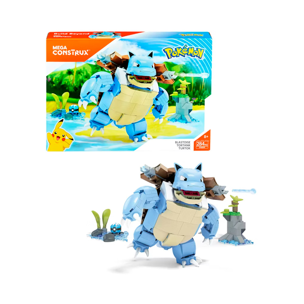 POKEMON MEGA CONSTRUX BLASTOISE 284 PIEZAS - 1
