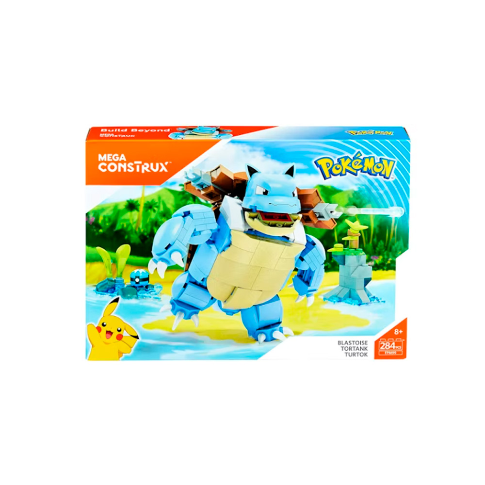 POKEMON MEGA CONSTRUX BLASTOISE 284 PIEZAS - 3