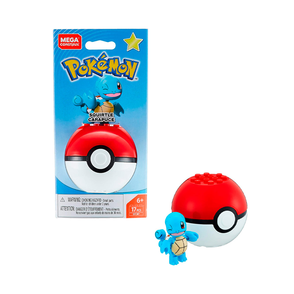 POKEMON MEGA CONSTRUX SQUIRTLE 17 PIEZAS - 1
