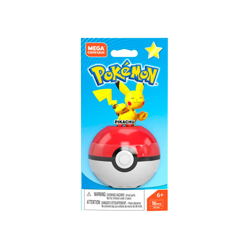 POKEMON MEGA CONSTRUX PIKACHU 16 PIEZAS - 3