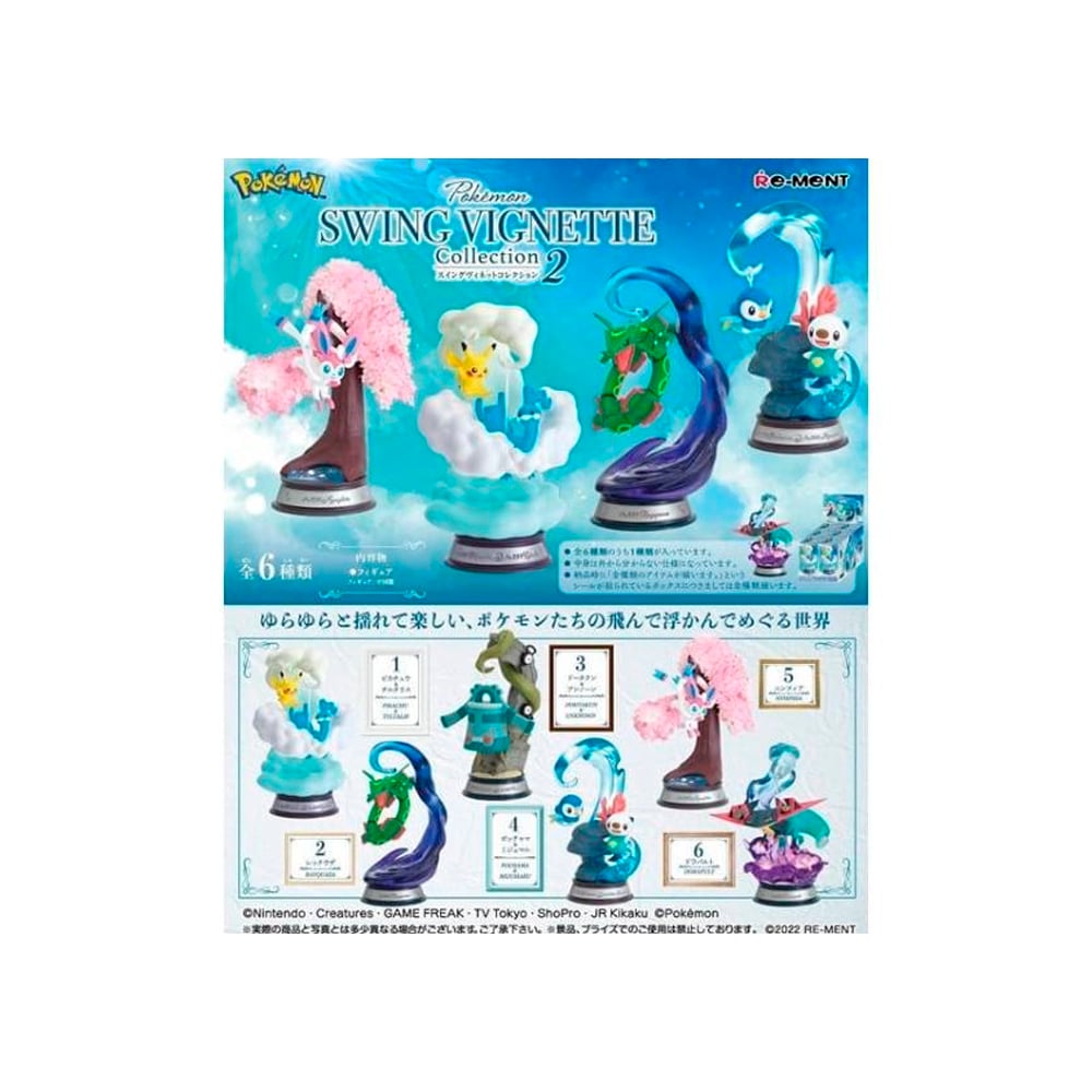 POKEMON RE MENT SWING VIGNETTE COLLECTION 2 JAPON COMPLETO - 2