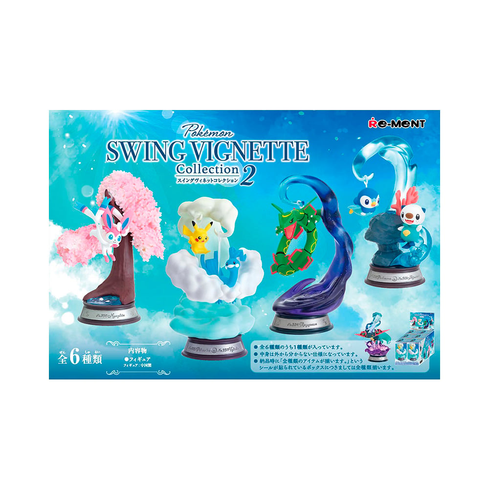 POKEMON RE MENT SWING VIGNETTE COLLECTION 2 JAPON COMPLETO - 3