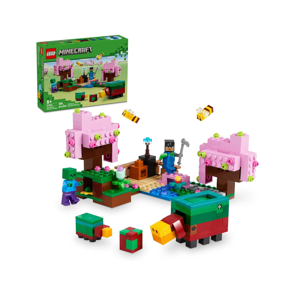 LEGO MINECRAFT THE CHERRY BLOSSOM GARDEN VIDEO GAME 21260 - 1