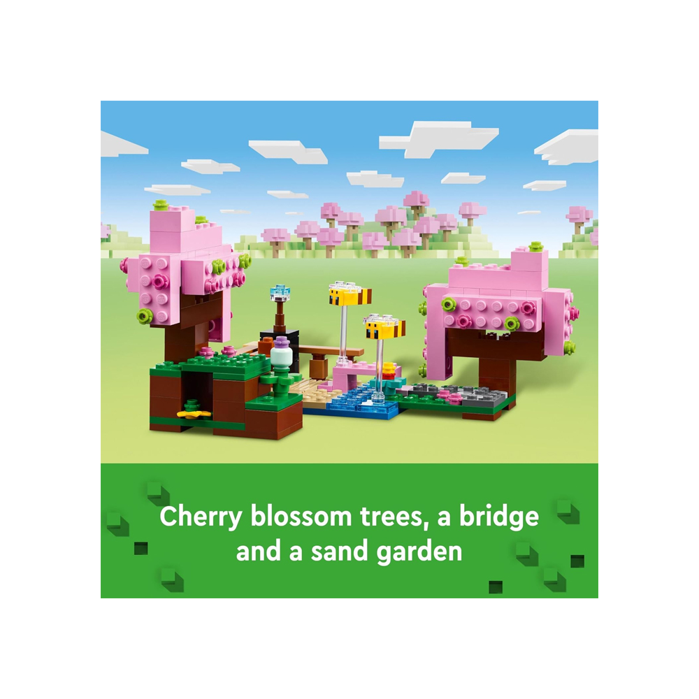 LEGO MINECRAFT THE CHERRY BLOSSOM GARDEN VIDEO GAME 21260 - 3