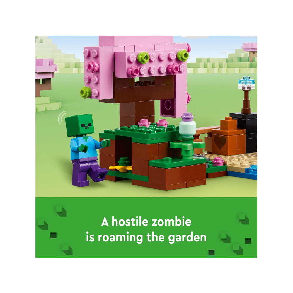 LEGO MINECRAFT THE CHERRY BLOSSOM GARDEN VIDEO GAME 21260 - 6