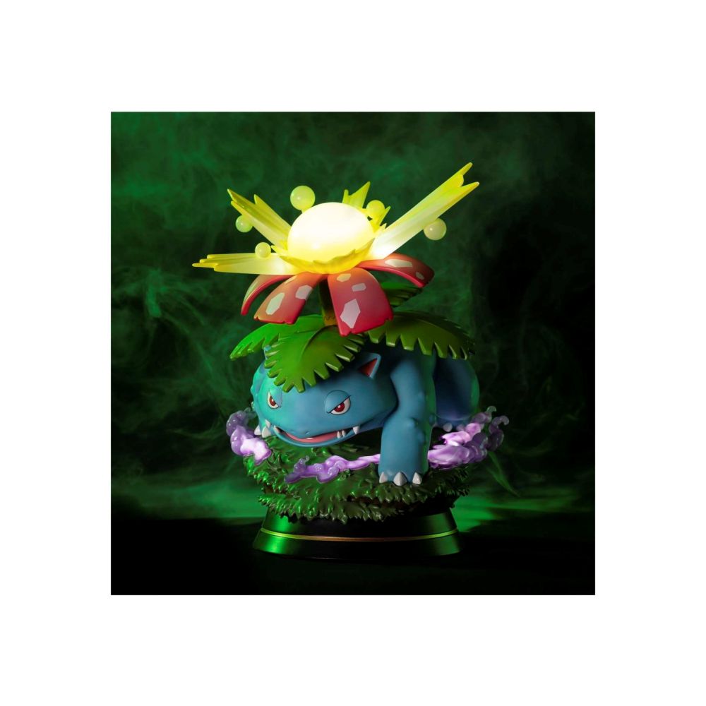 POKEMON CENTER EXCLUSIVO VENUSAUR RESINA CON LUCES - 6