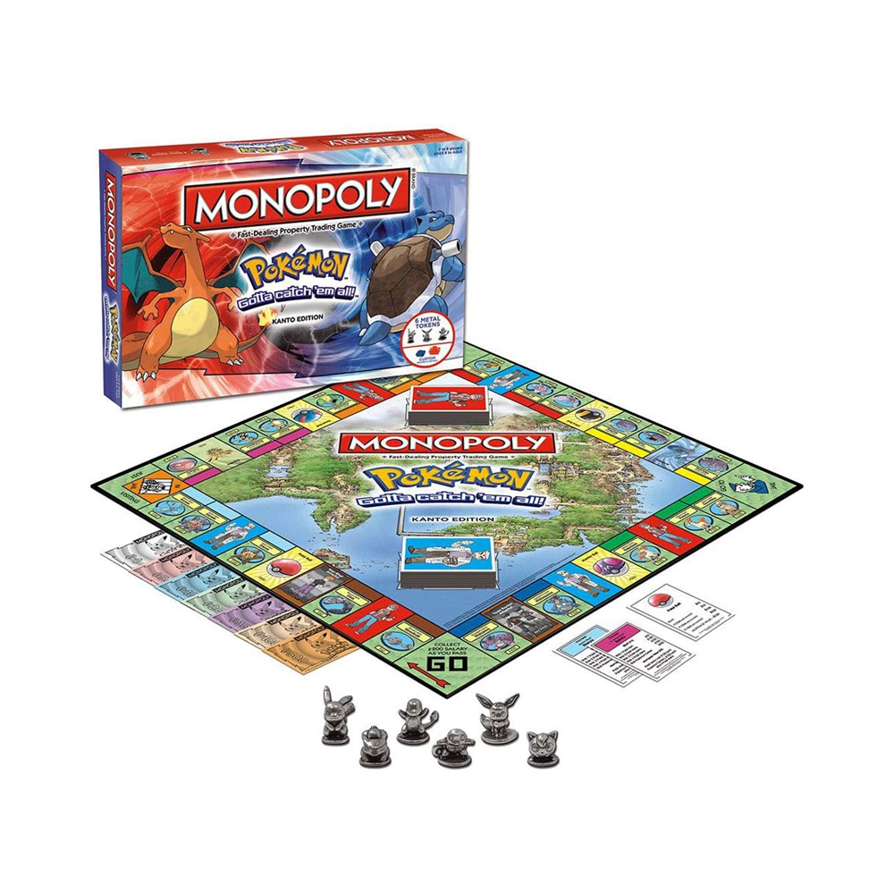 POKEMON MONOPOLIO KANTO EDITION INGLES - 4