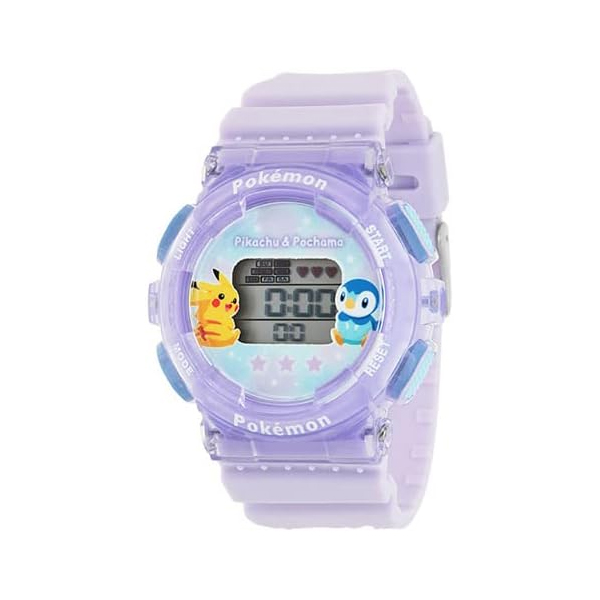 POKEMON RELOJ DIGITAL PIKACHU PIPLUP JAPON - 3