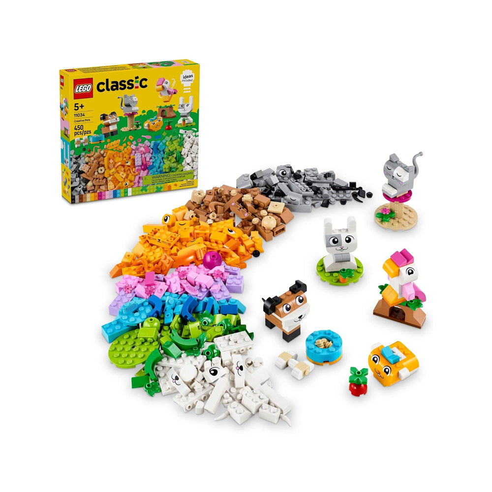 LEGO CLASSIC CREATIVE PETS BUILDING BRICK ANIMALS TOY 11034 - 1