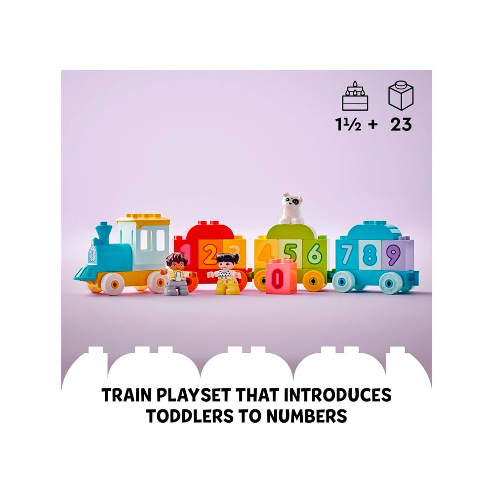 LEGO DUPLO MY FIRST NUMBER TRAIN TOY WITH BRICKS 10954 - 2