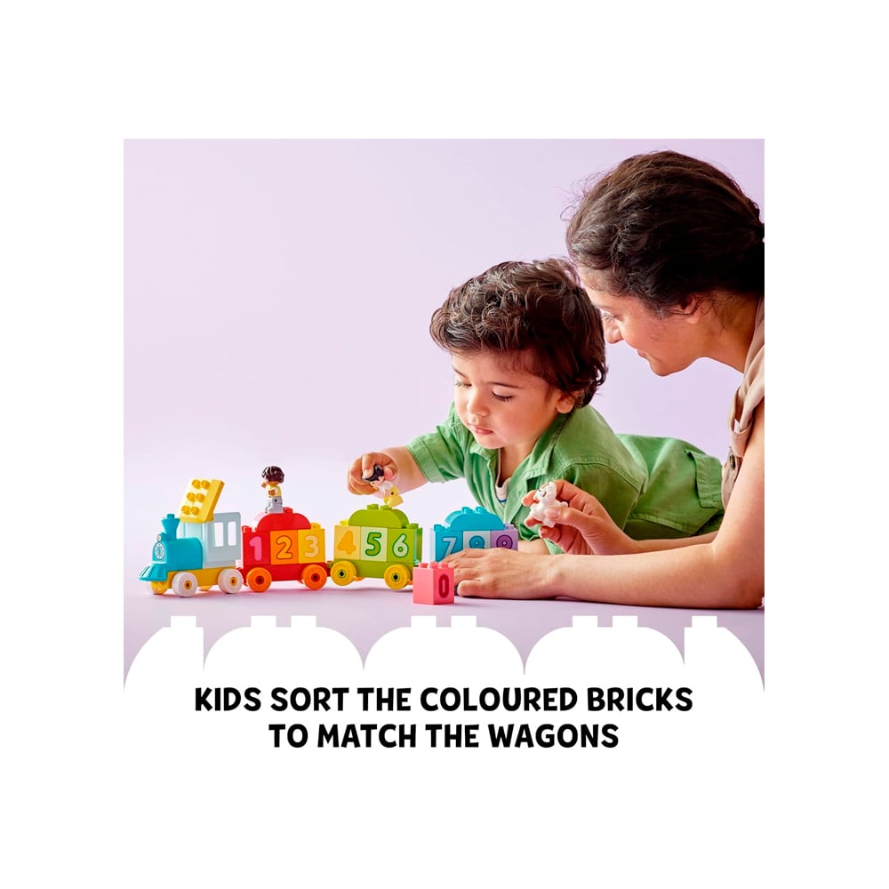 LEGO DUPLO MY FIRST NUMBER TRAIN TOY WITH BRICKS 10954 - 3