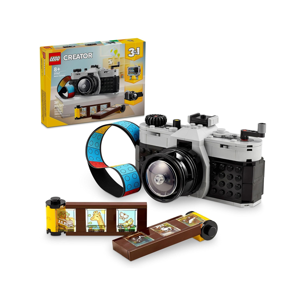LEGO CREATOR 3 IN 1 RETRO CAMERA TOY CREATIVE PLAY 31147 - 1