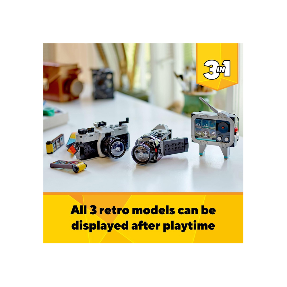 LEGO CREATOR 3 IN 1 RETRO CAMERA TOY CREATIVE PLAY 31147 - 5