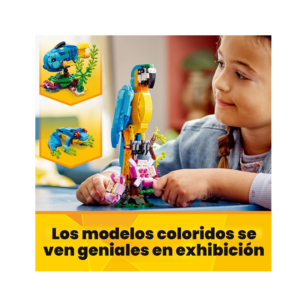 LEGO CREATOR 3 IN 1 EXOTIC PARROT BUILDING TOY SET 31136 - 3