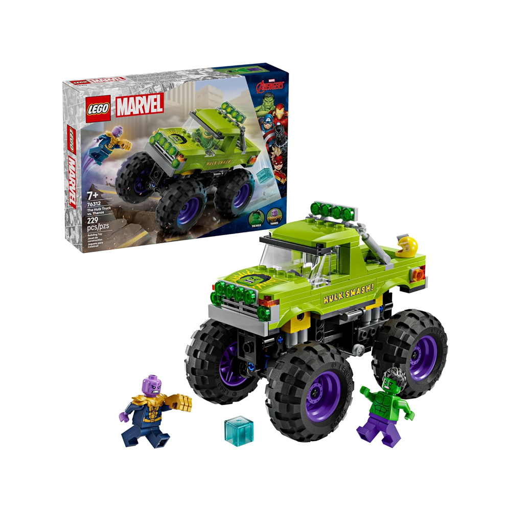 LEGO MARVEL THE HULK TRUCK VS THANOS MONSTER TRUCK - 1