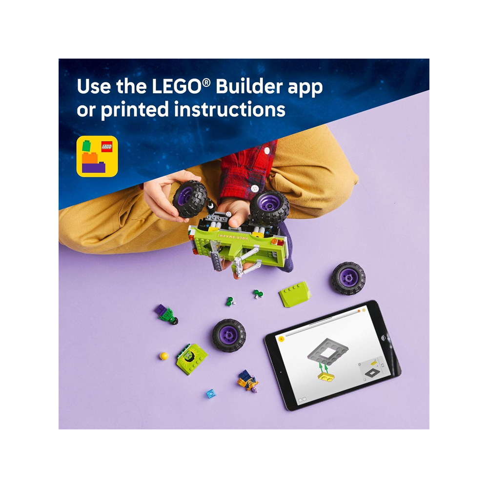 LEGO MARVEL THE HULK TRUCK VS THANOS MONSTER TRUCK - 6