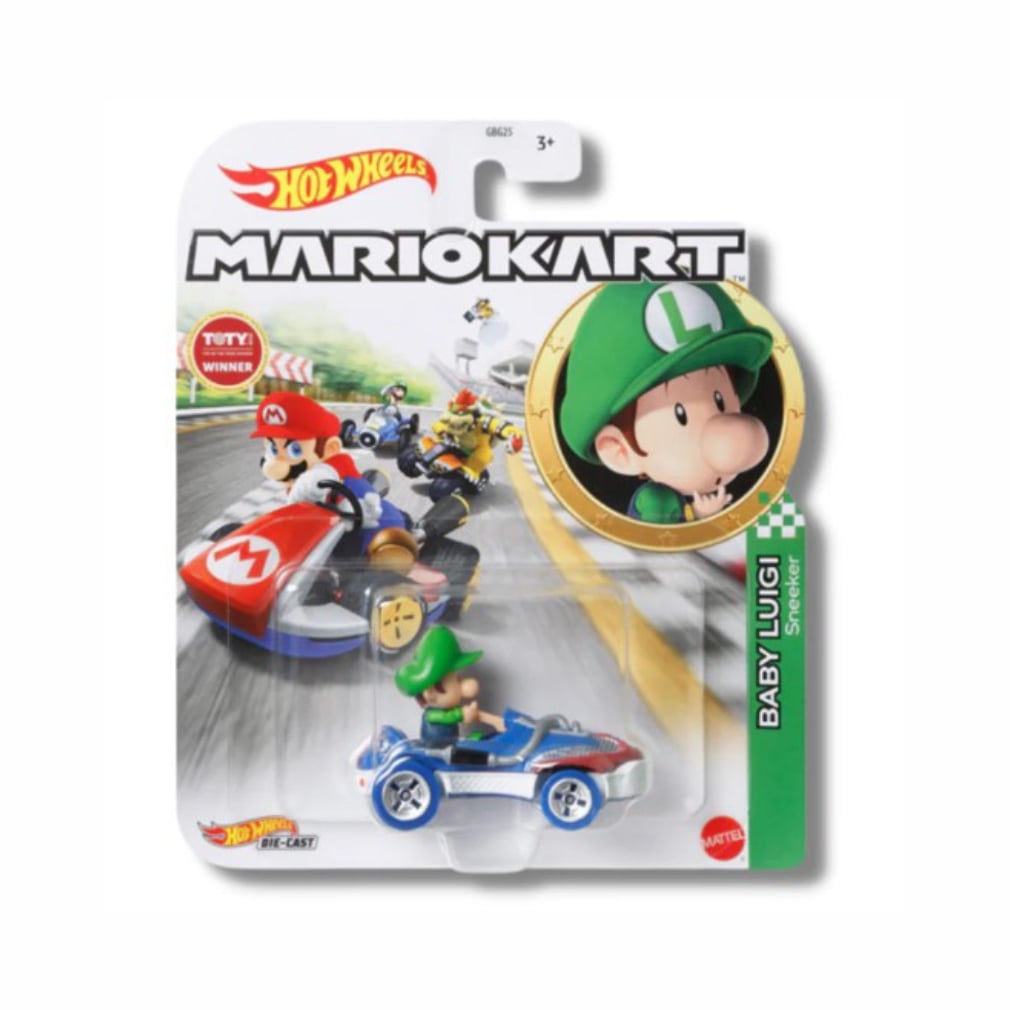 HOT WHEELS MARIO KART BABY LUIGI - 2