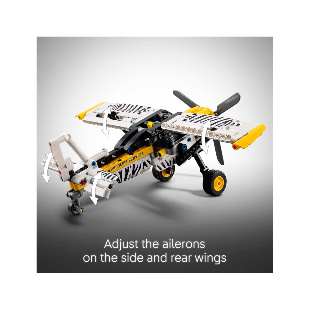 LEGO TECHNIC BUSH PLANE TOY BUILDABLE AIRPLANE 42198 - 4