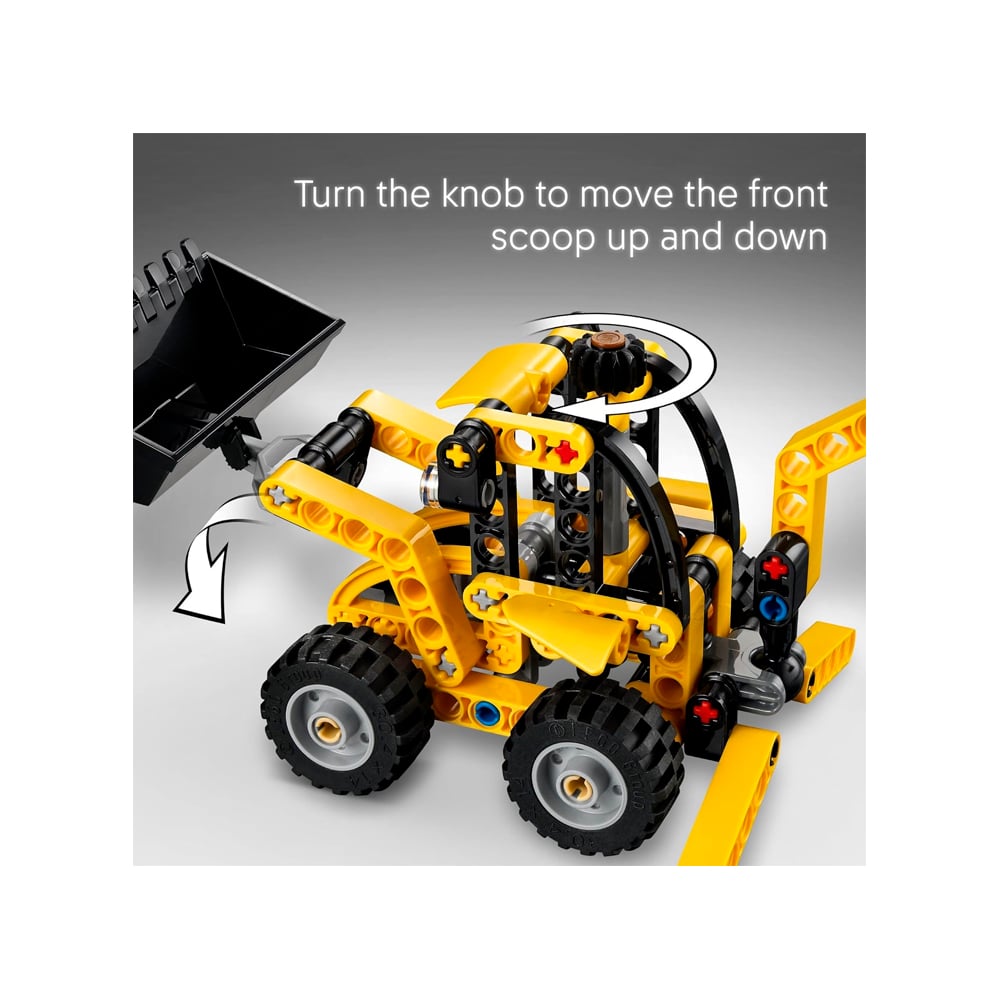 LEGO TECHNIC BACKHOE LOADER CONSTRUCTION TOY 42197 - 3