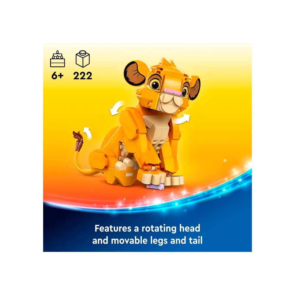 LEGO DISNEY SIMBA THE LION KING BUILDABLE TOY 43243 - 4